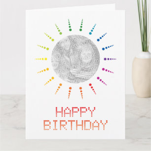 grattis på födelsedagen (brightBurst) Kort