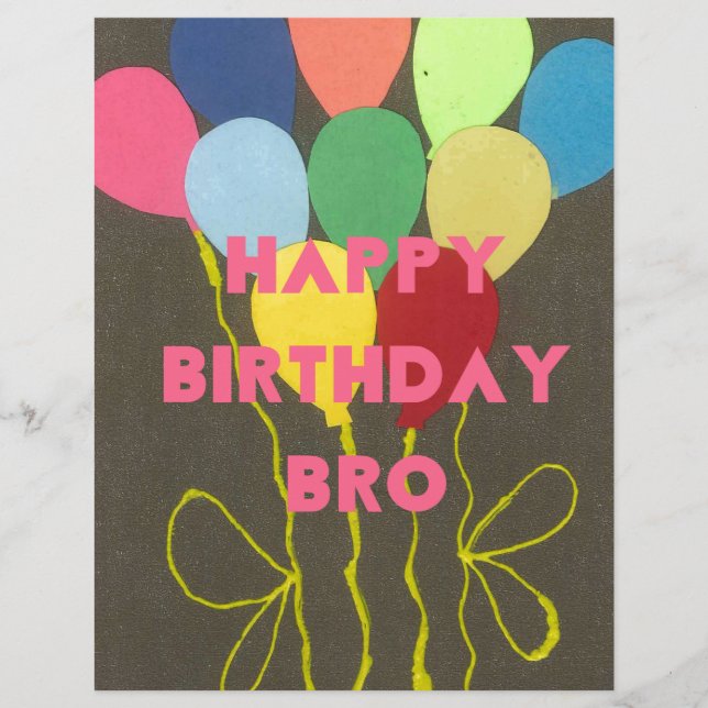 Grattis på födelsedagen Bro (Framsida)
