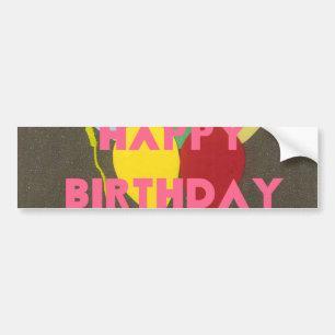 Grattis på födelsedagen Bro Art-utskrift Bildekal