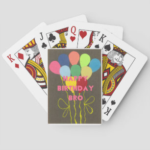 Grattis på födelsedagen Bro Art-utskrift Casinokort