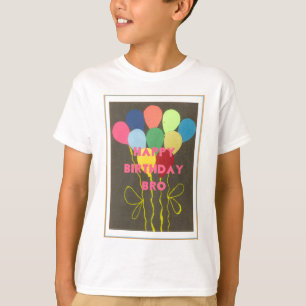 Grattis på födelsedagen Bro Art-utskrift T Shirt