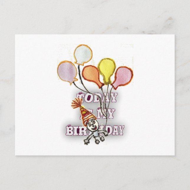 Grattis på födelsedagen Bro, Hälsning. Vykort (Framsida)