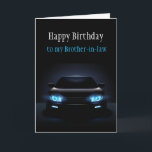 Grattis på födelsedagen Brother-in-law New Car Exc Kort<br><div class="desc">grattis på födelsedagen-broder önskar er en dag som coola och spännande som ny fordon</div>