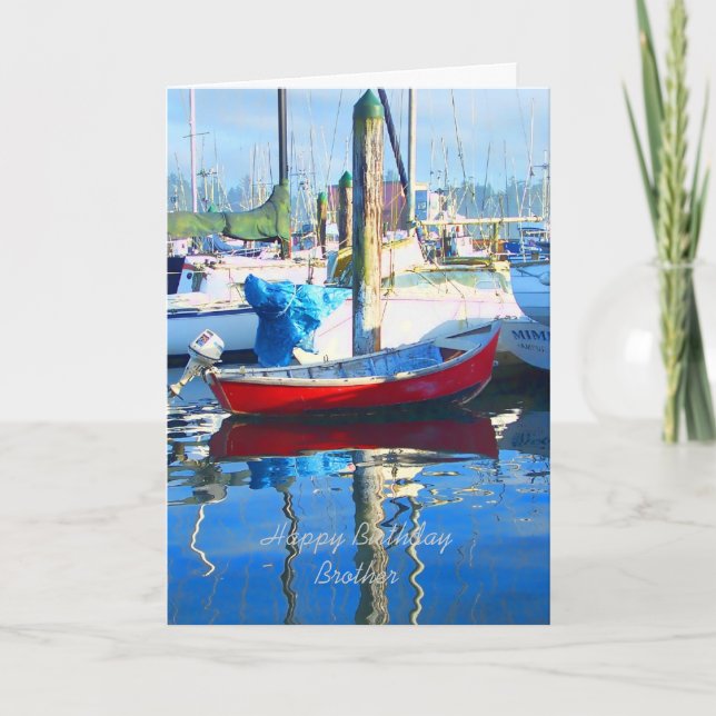 Grattis på födelsedagen Brother Kort (Framsida)