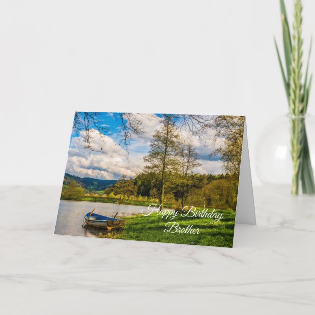 Grattis på födelsedagen Brother Kort (Framsida)