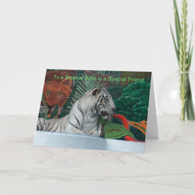 Grattis på födelsedagen Brother Kort (Framsida)