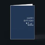 Grattis på födelsedagen Brother-minimalistisk enke Kort<br><div class="desc">Den här designen kan vara personlig om du väljer Redigera design. Du kan också överföra till andra objekt. Kontakta mig på colorflowcreations@gmail.com eller använda alternativet chatta överst på sidan om du vill ha den här designen på en annan produkt eller behöver hjälp. Se mer av mina design eller följ mig...</div>