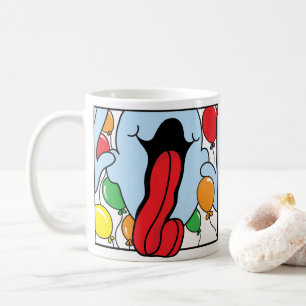 Grattis på födelsedagen Brother på klassiskt vitt  Kaffemugg