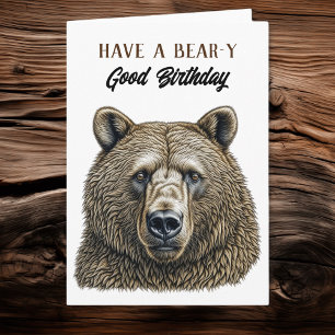 Grattis på födelsedagen Brown Bear Thars Kort
