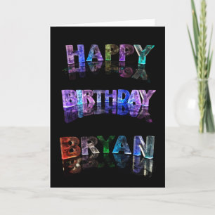 Grattis på födelsedagen Bryan Card Kort
