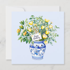 Grattis på födelsedagen & bukett blommor Kort