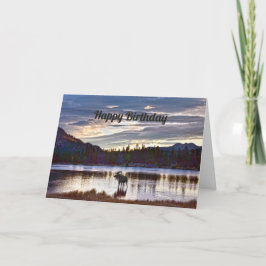 Grattis på födelsedagen, Bull Moose, Sprague Sjö,  Kort