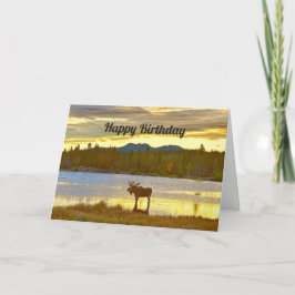 Grattis på födelsedagen, Bull Moose, Sprague Sjö,  Kort