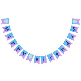 Grattis på födelsedagen! Bunting Flaggor