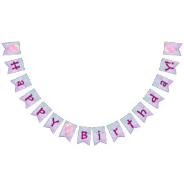 Grattis på födelsedagen! Bunting Flaggor