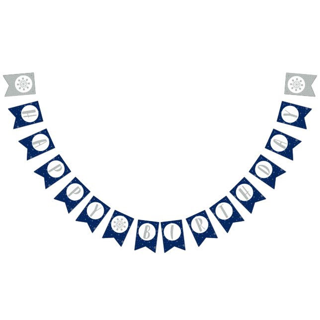 Grattis på födelsedagen Bunting Flaggor - Boy Birt (Alla)