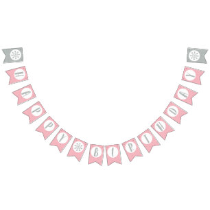 Grattis på födelsedagen Bunting Flaggor - Flickans