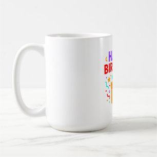 Grattis på födelsedagen Cake Graphic Kaffemugg