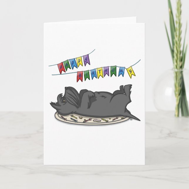 Grattis på födelsedagen Cake Kort (Framsida)