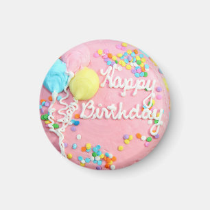 Grattis på födelsedagen Cake Magnet