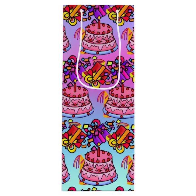 Grattis på födelsedagen Cake Presenter Party Celeb (Framsidan)