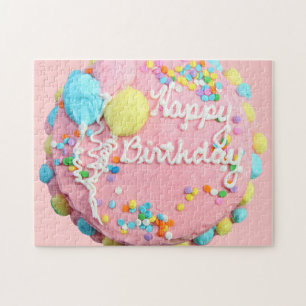 Grattis på födelsedagen Cake Pussel