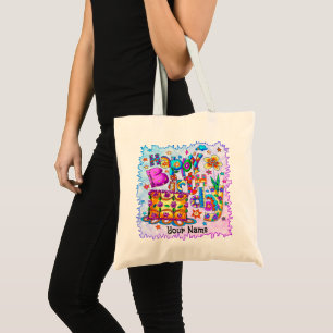 Grattis på födelsedagen Cake tote bags Tygkasse