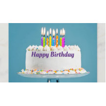 Grattis på födelsedagen Cake-vykort