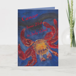 Grattis på födelsedagen Cancer Kort