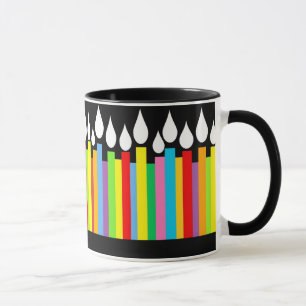 Grattis på födelsedagen Candles Mugg