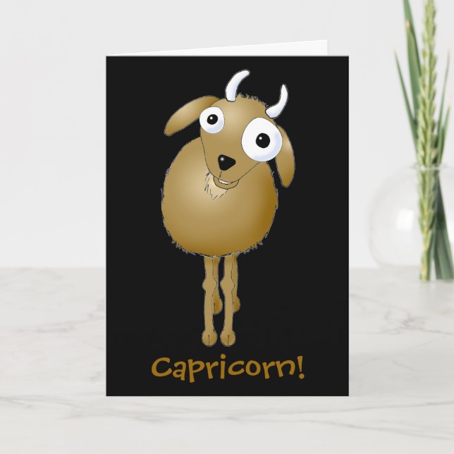Grattis på födelsedagen, Capricorn! Kort (Framsida)