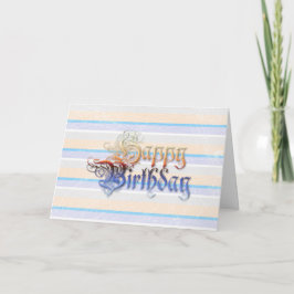 Grattis på födelsedagen Card-Coola Graffiti-text Kort