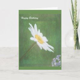 Grattis på födelsedagen Card med vackra blommor. Kort