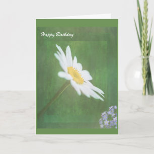 Grattis på födelsedagen Card med vackra blommor. Kort