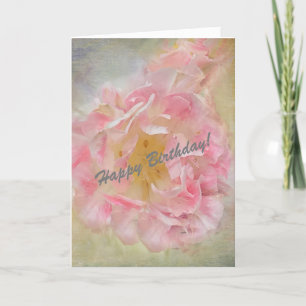 Grattis på födelsedagen Card med vackra blommor (P Kort