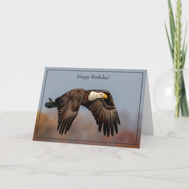 Grattis på födelsedagen Card Örn Kort (Framsida)