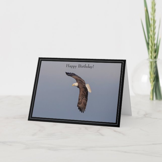 Grattis på födelsedagen Card Örn Kort (Framsida)