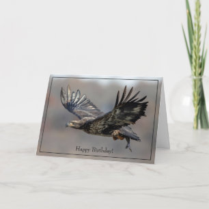 Grattis på födelsedagen Card Örn Kort