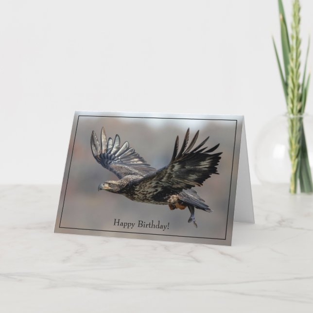 Grattis på födelsedagen Card Örn Kort (Framsida)