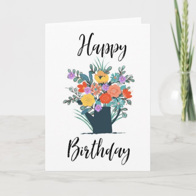 Grattis på födelsedagen Card-vaktkapacitet Kort (Framsida)