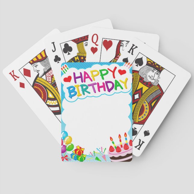 Grattis på födelsedagen casinokort (Baksidan)