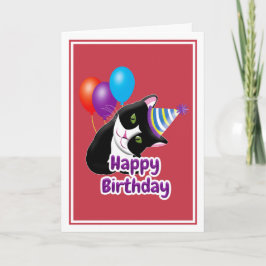 Grattis på födelsedagen Cat Kort