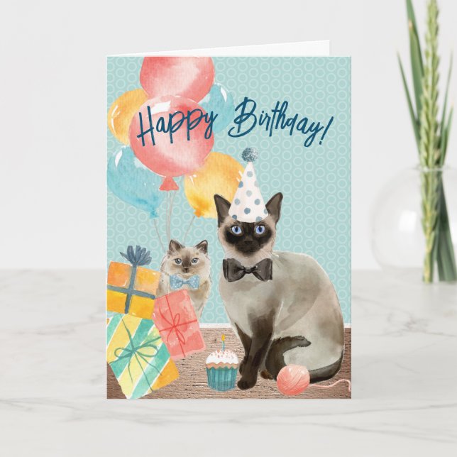 Grattis på födelsedagen Cat Lover | Lustigt redige Kort (Framsida)