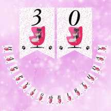 Grattis på födelsedagen Cats Rosa Ordförande för M