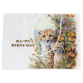 Grattis på födelsedagen Cheetah Baby och Mamma