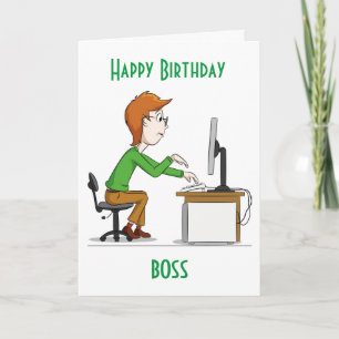 GRATTIS PÅ FÖDELSEDAGEN ***CHEF**** KORT