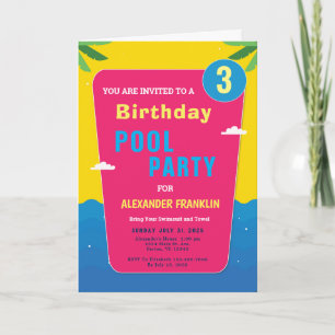 Grattis på födelsedagen Child Kids Girl Boy Age Pe Inbjudan