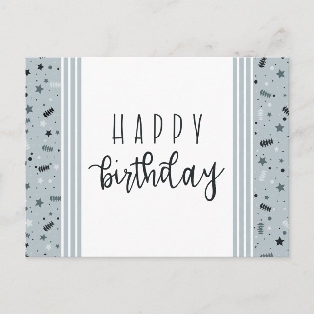 grattis på födelsedagen, Chiropraktic Vykort (Framsida)