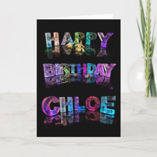 Grattis på födelsedagen Chloe Card Kort