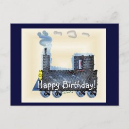 Grattis på födelsedagen Choo Choo Vykort